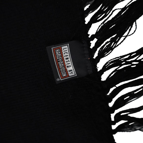 Vintage Harley Davidson Script Spellout Scarf - Picture 3 of 5